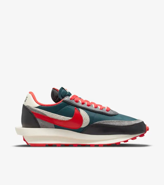 Nike LD Waffle sacai Undercover Midnight Spruce University Red