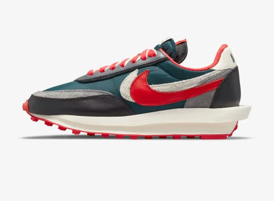 Nike LD Waffle sacai Undercover Midnight Spruce University Red