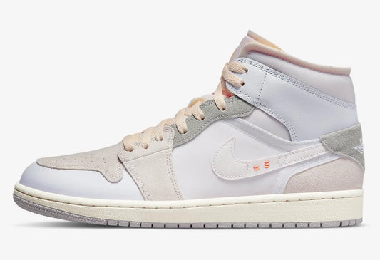 Jordan 1 Mid SE Craft Inside Out White Grey